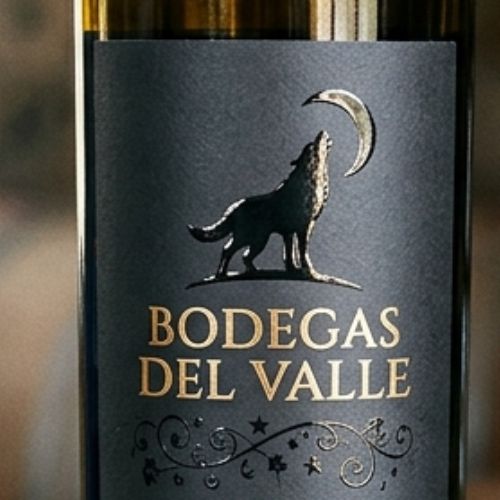 Muestra barniz UV selectivo